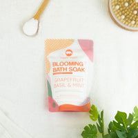 Grapefruit Basil & Mint - Blooming Bath Soak